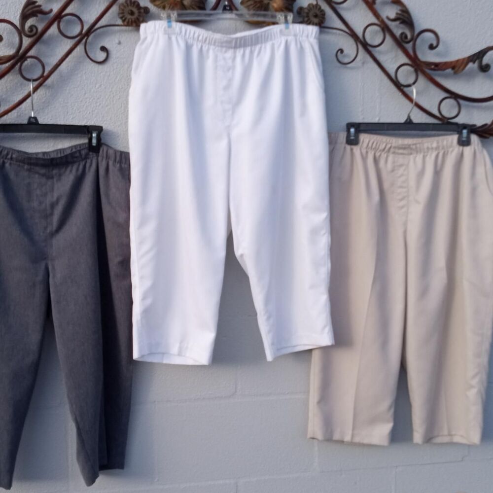 4 pairs ALIA Ladies Slacks and Capris 16P